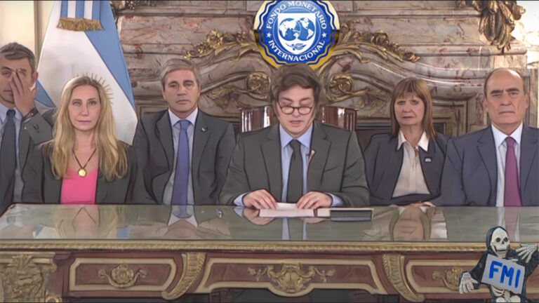 Milei al Fondo: un salvavidas de plomo