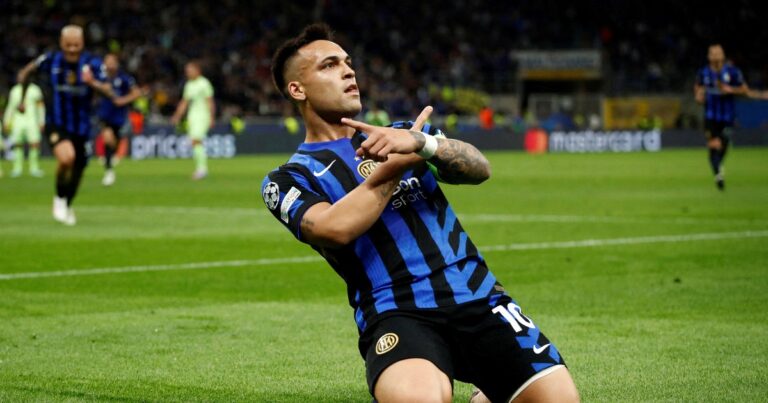 A cuántos goles está Lautaro Martínez del máximo goleador de la Champions