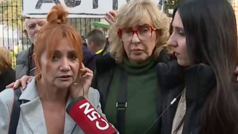 Georgina Barbarossa se movilizó al Congreso: «Me duele esta Argentina»