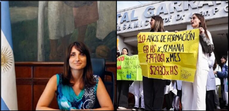 Loccisano, la vice de Salud que habla de ñoquis en el Garrahan pero tenía empleadas sin registrar