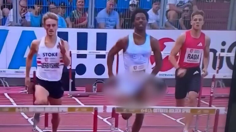 Insólito: ganó la carrera, rompió un récord… y corrió con sus partes íntimas al aire!